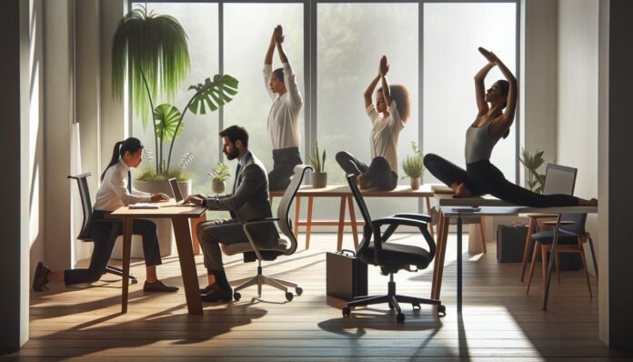 Desk Yoga Sequences